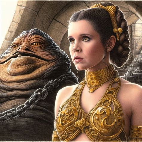 Slave Leia and Jabba